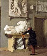 Christen Kobke The View of the Plaster Cast Collection at Charlottenborg Palace France oil painting reproduction